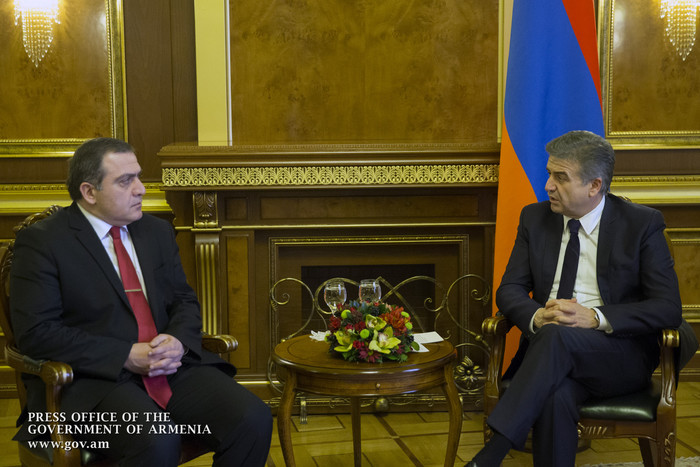 Կարեն Կարապետյանն ընդունել է Հայաստանում Վրաստանի արտակարգ և լիազոր դեսպանին