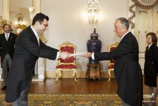Դեսպան Միքայել Մինասյանն իր հավատարմագրերն է հանձնել Պորտուգալիայի նախագահին