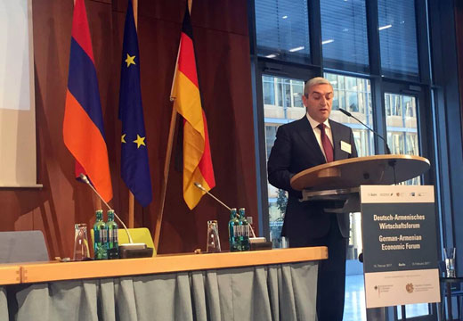 Վահան Մարտիրոսյանը ելույթ է ունեցել Գերմանիա-Հայաստան միջազգային տնտեսական համաժողովի շրջանակներում