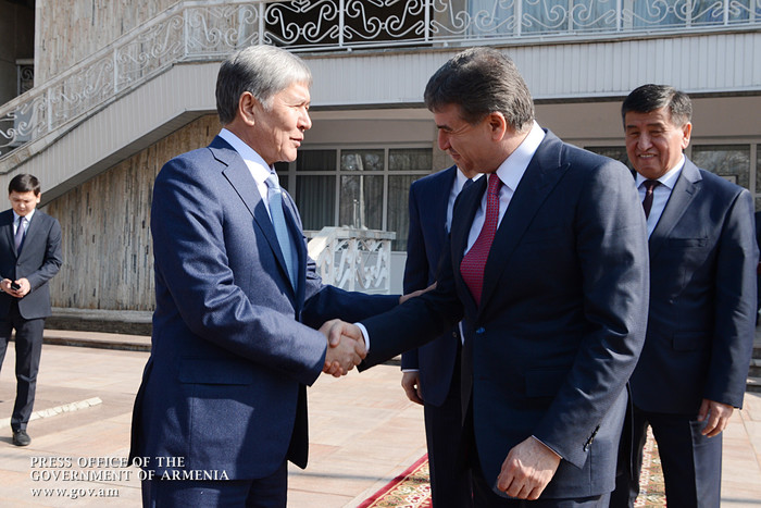 Կարեն Կարապետյանին ընդունել է Ղրղզստանի նախագահ Ալմազբեկ Աթամբաևը