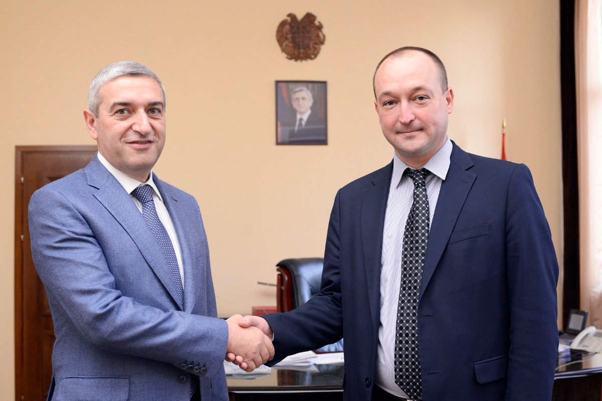 Վահան Մարտիրոսյանն ընդունել է ՀՄՄ-ի ԱՊՀ տարածաշրջանային տնօրենին
