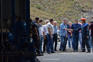 Հայաստանի և Արցախի վարչապետները Քարվաճառում մասնակցել են ջրի գործարանի հիմնարկեքին
