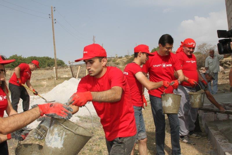 Վիվասել-ՄՏՍ. շինարարական աշխատանքներին կամավոր մասնակցությունը՝ պատասխանատու մոտեցման դրսևորում