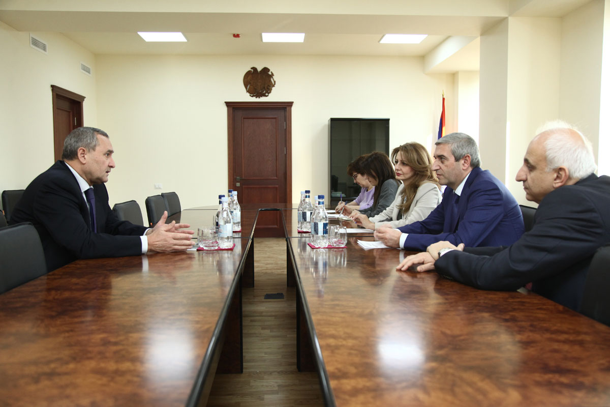 Վահան Մարտիրոսյանը ընդունեց ԿՏՀ գործադիր կոմիտեի գլխավոր տնօրենին