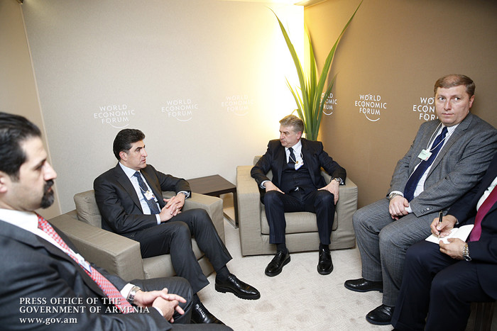 Կարեն Կարապետյանը հանդիպում է ունեցել Իրաքյան Քուրդիստանի վարչապետ Նեչիրվան Բարզանիի հետ