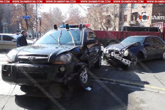 Վարչապետ Կարապետյանի անվտանգության աշխատակիցների մեքենան վթարի է ենթարկվել