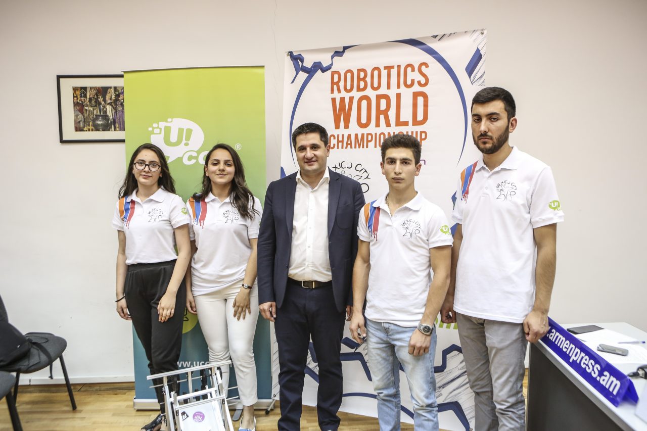 Ucom. Արմաթի սաները Հայաստանը կներկայացնեն First Global ռոբոտների միջազգային մրցույթում