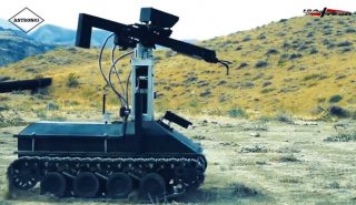Հայկական առաջին ռազմական ռոբոտի փորձարկումները. տեսանյութ