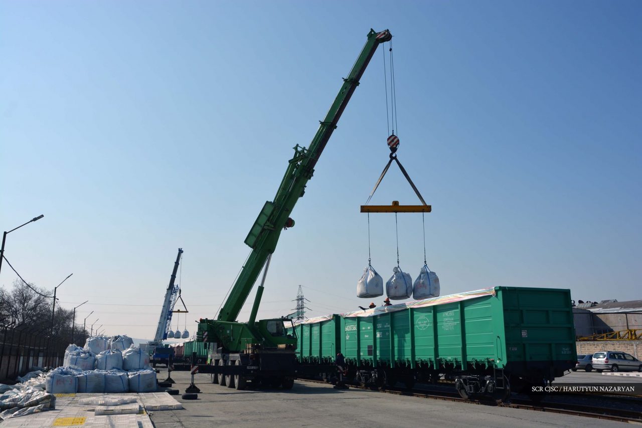 Հարավկովկասյան երկաթուղին շարունակում է ապահովել երկաթուղային բեռնափոխադրումների իրականացումը