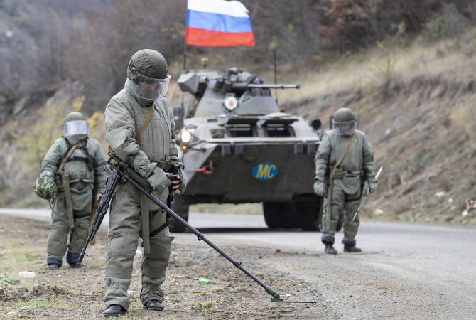 ՌԴ ՊՆ. Ռուս խաղաղպահներն ականազերծման աշխատանքներ են իրականացնում Մարտակերտում