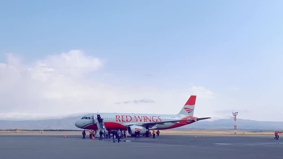 Մեկնարկել են Red Wings ավիաընկերության Մոսկվա-Գյումրի-Մոսկվա երթուղով չվերթերը