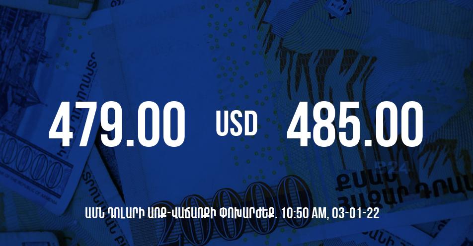 Դրամի փոխարժեք. 10:50 – 03/01/22