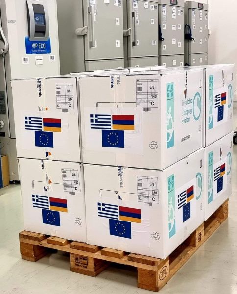 Հունաստանը Հայաստանին 35 հազար դեղաչափ Moderna պատվաստանյութ է նվիրել