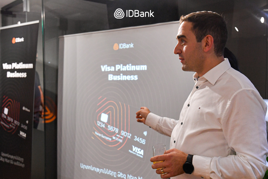 Հայաստանում առաջինը IDBank-ը ներկայացնում է Visa Platinum Business քարտը