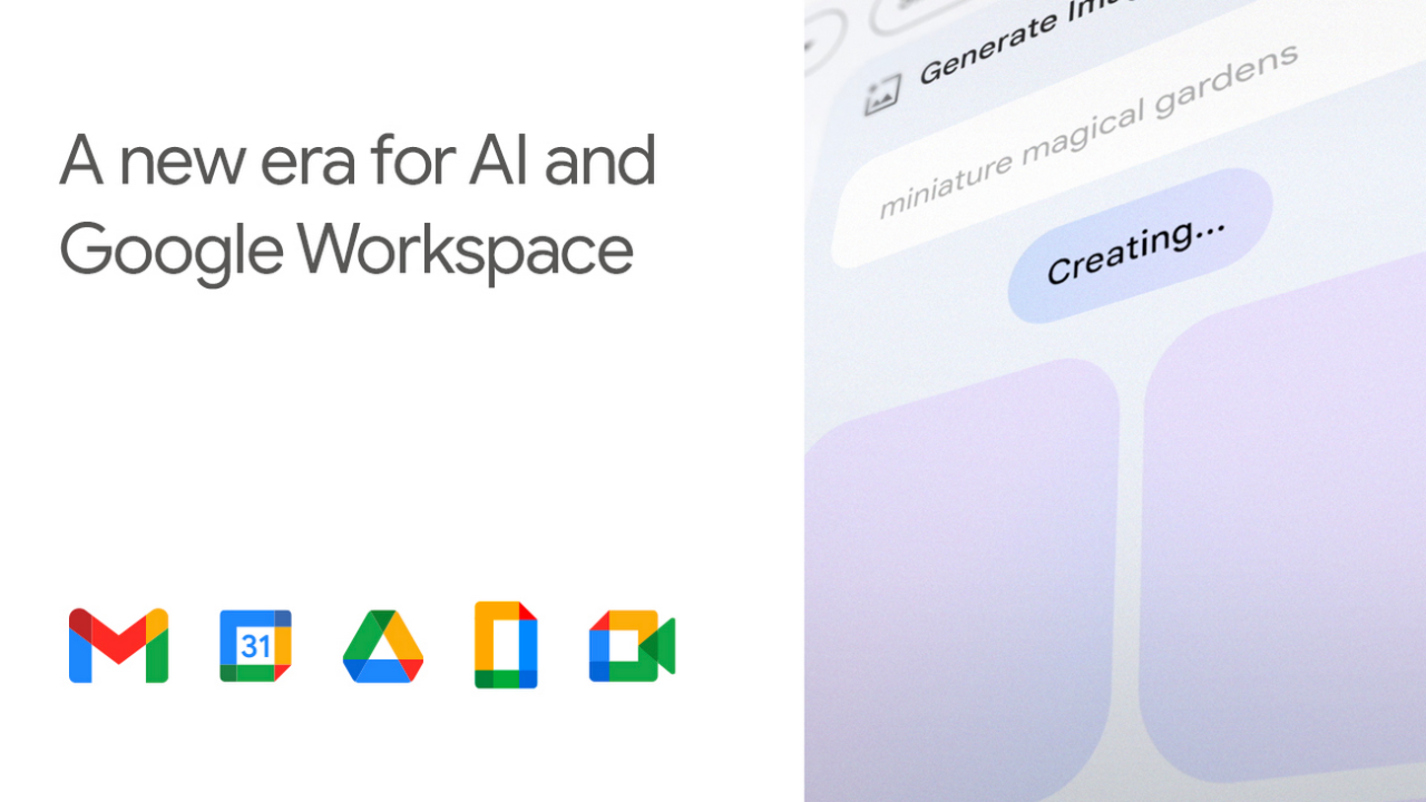 Google. AI-ն Google Workspace հավելվածների համար. Մրցավազք Microsoft-ի հետ 