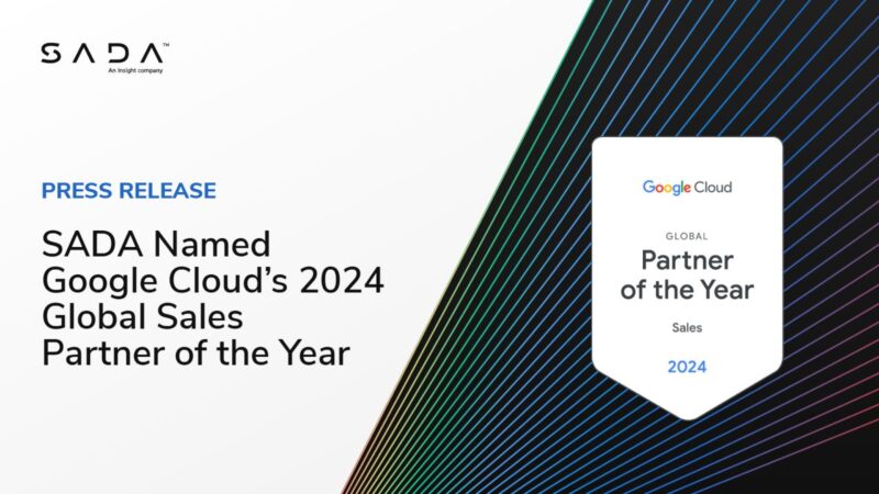 SADA-ն ճանաչվել է Google Cloud-ի 2024 թ. համաշխարհային վաճառքի Տարվա գործընկեր