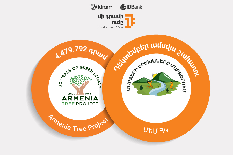 4.479.792 ՀՀ դրամ Armenia Tree Project-ին․ հաջորդ շահառուն Մարզերի Երեխաները Մարզերում ՀԿ-ն է