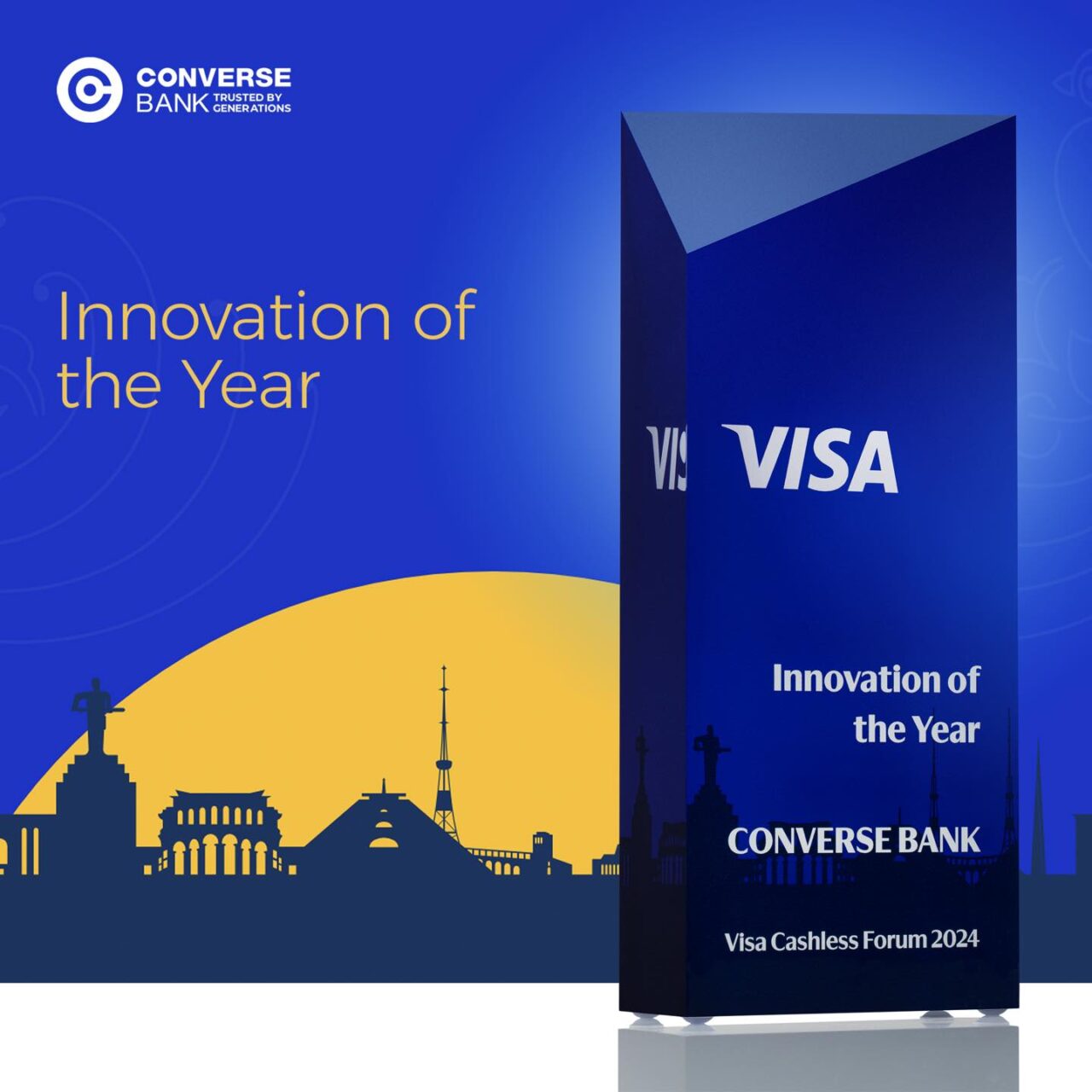 Կոնվերս Բանկը VISA-ի «Innovation of the year» առաջին մրցանակակիրն է