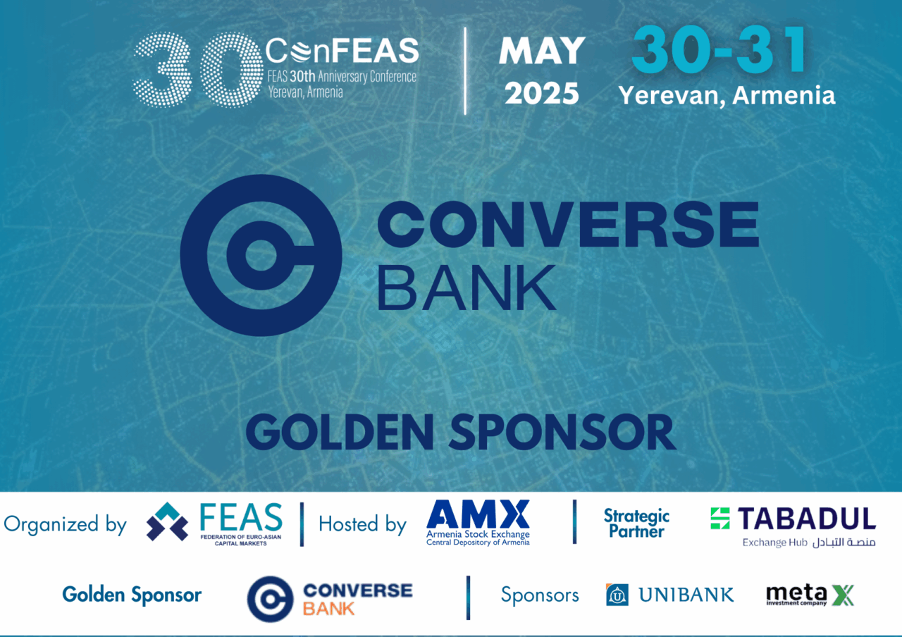 Կոնվերս Բանկը ConFEAS 2025-ի Ոսկե հովանավորն է