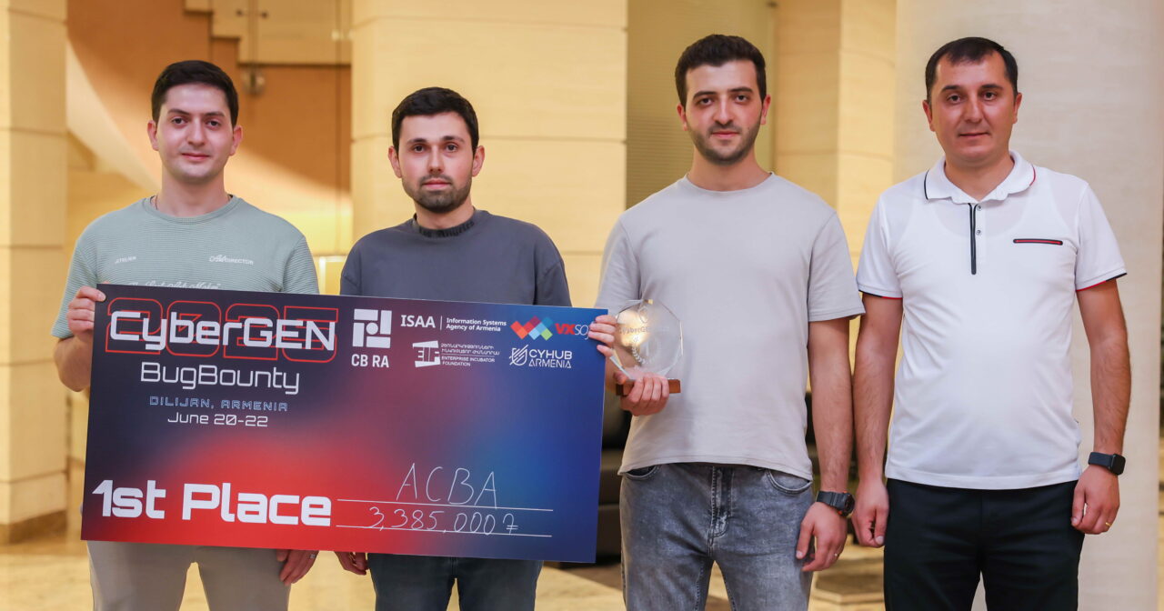 CyberGEN-ի Bug Bounty մրցույթում Ակբա բանկը լավագույնն է