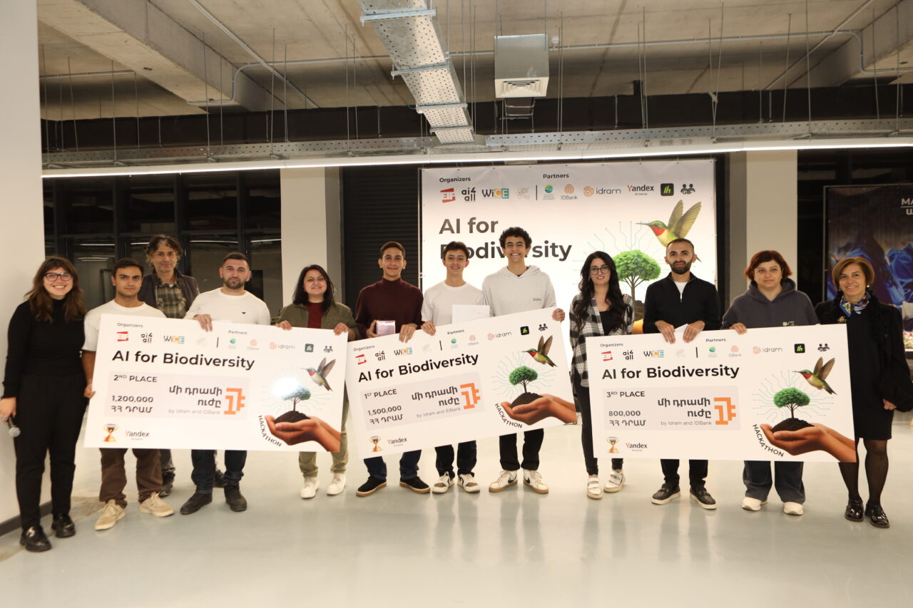 «Մի դրամի ուժը»` AI4Biodiversity: AI Solutions for Nature ազգային հեքըթոնի գլխավոր աջակից