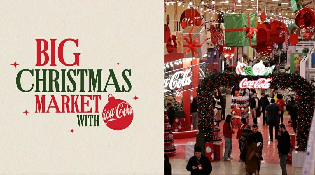 Մեկնարկել է Big Christmas Market with Coca-Cola-ն՝ նվերներով, զեղչերով ու անակնկալներով
