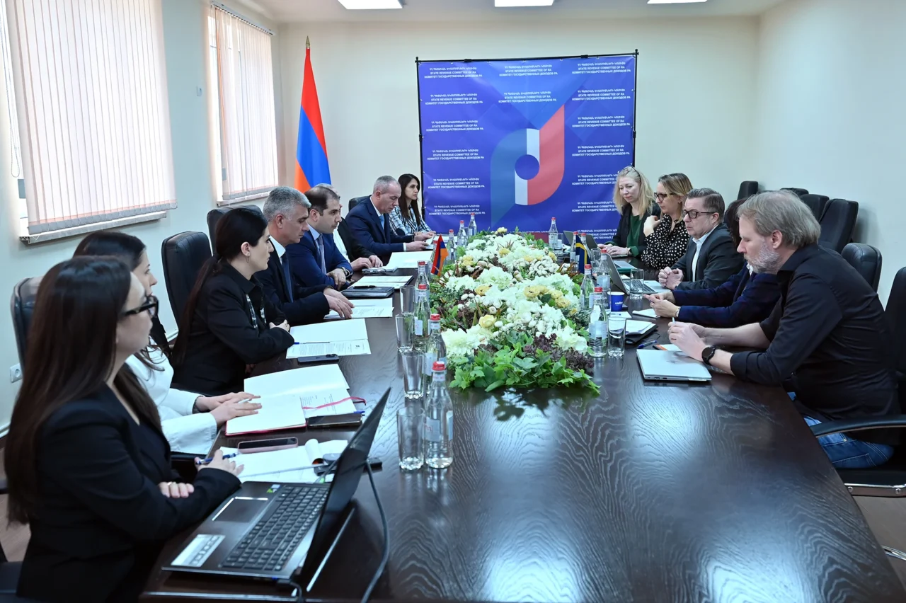 ՊԵԿ նախագահը հյուրընկալել է Շվեդիայի հարկային գործակալության ներկայացուցիչներին