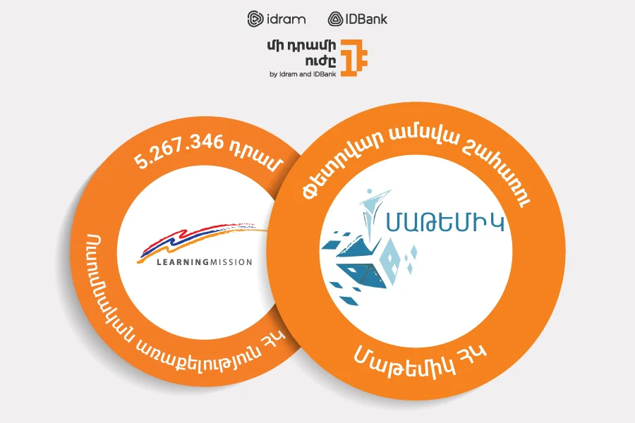 Մի դրամի ուժը՝ Մաթեմիկ հասարակական կազմակերպությանը