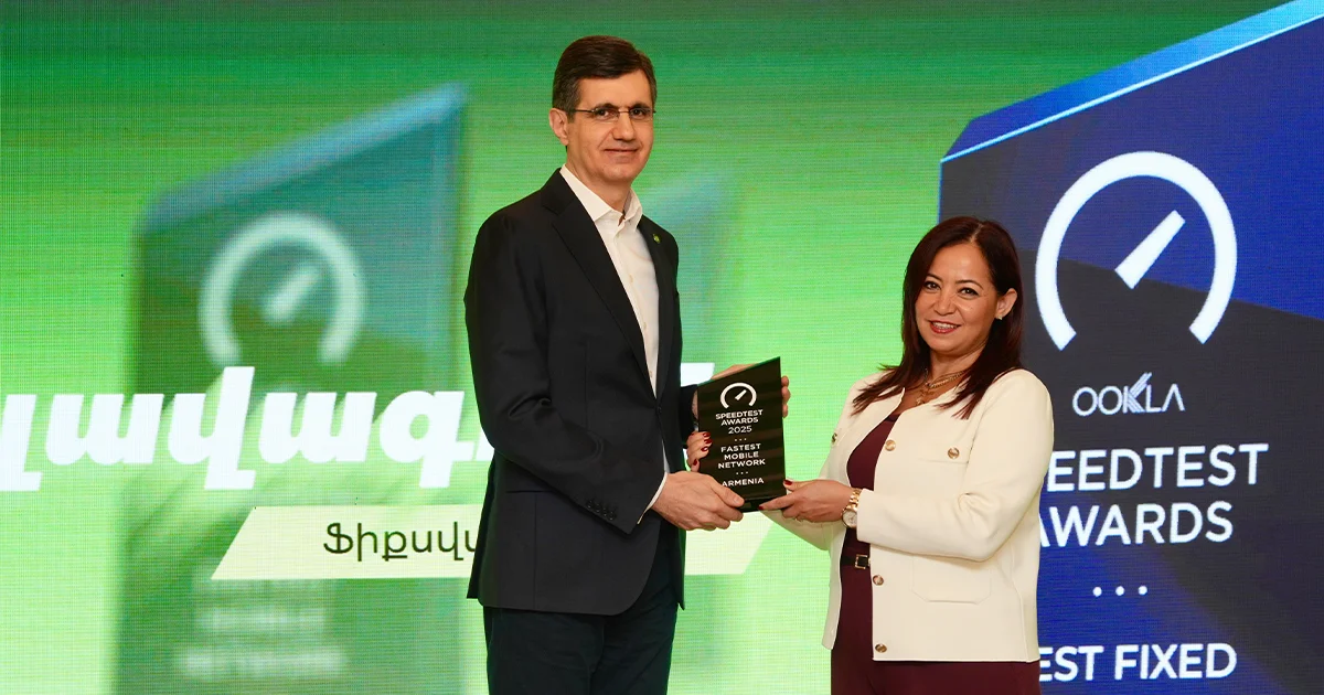 Ucom–ը ճանաչվել է N 1 օպերատորը Հայաստանում՝ ամենաարագ շարժական ինտերնետով և լավագույն ֆիքսված ցանցով
