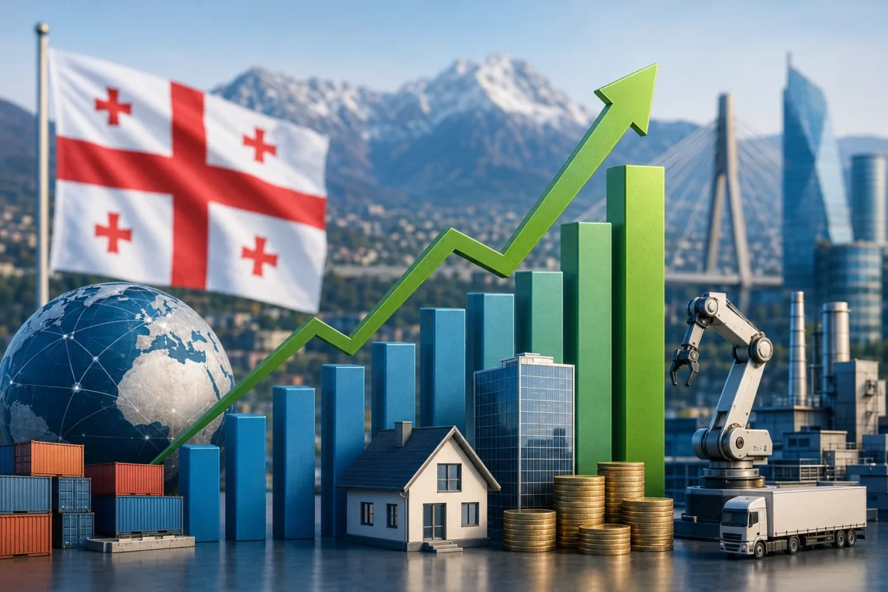Վրաստանի տնտեսական աճը մայիսին կազմել է 6.4%, իսկ հունվար–մայիսին՝ 7.8%