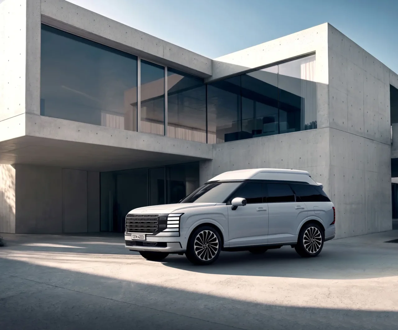 Նոր Hyundai Palisade-ի սրահում կարելի է գրեթե ամբողջ հասակով կանգնել