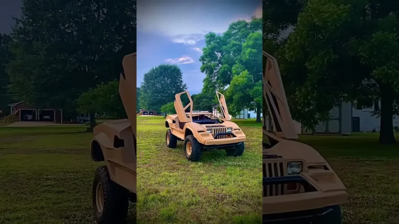 Ամերիկացի ինժեները միավորել է Jeep Wrangler-ն ու Lamborghini-ի սուպերմեքենան՝ ստեղծելով տարօրինակ ամենագնաց