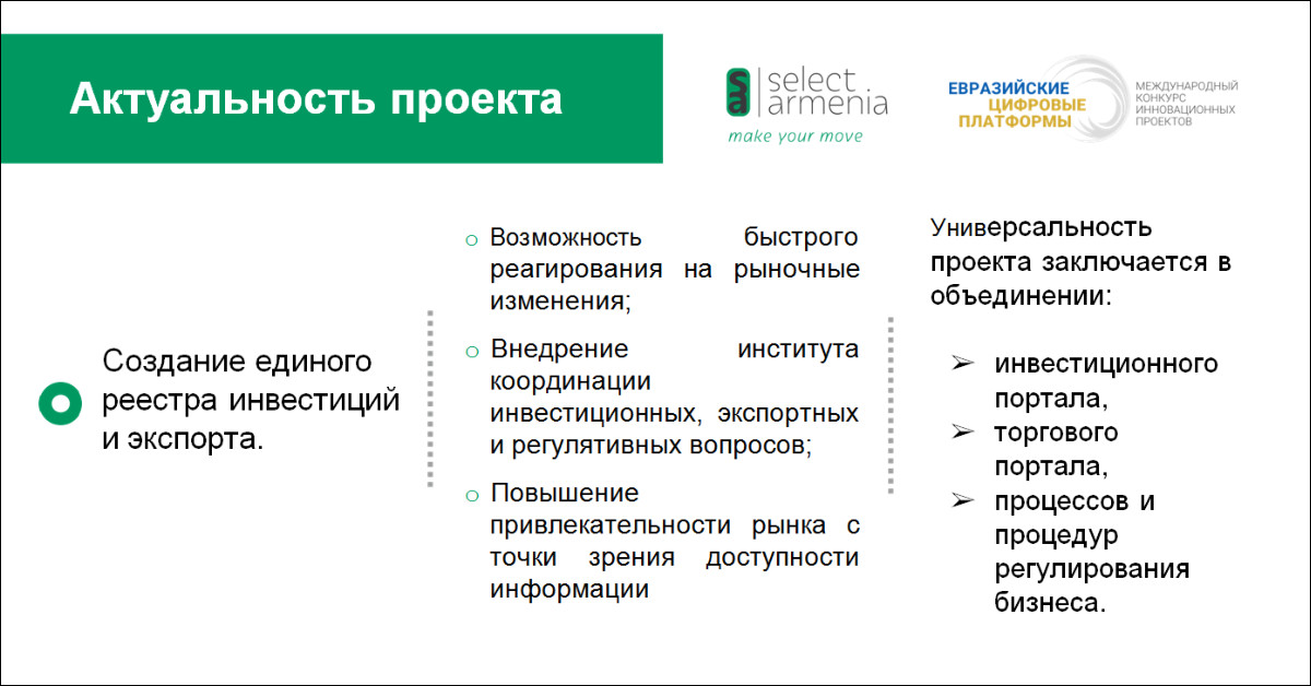 Определены победители полуфинала Международного конкурса инновационных проектов «Евразийские цифровые платформы» в Республике Армения 3