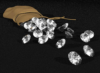 Импорт бриллиантов в США вырос в 1.7 раза