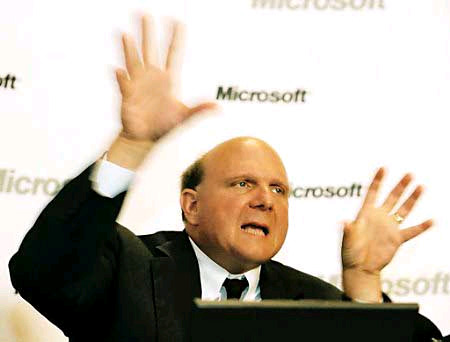 Исполнительный директор Microsoft Corp. Стив Балмер продал принадлежащие ему акции на сумму 1,3 млрд долл