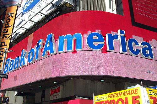 Прибыль Bank of America сократилась в I квартале на 35,5%