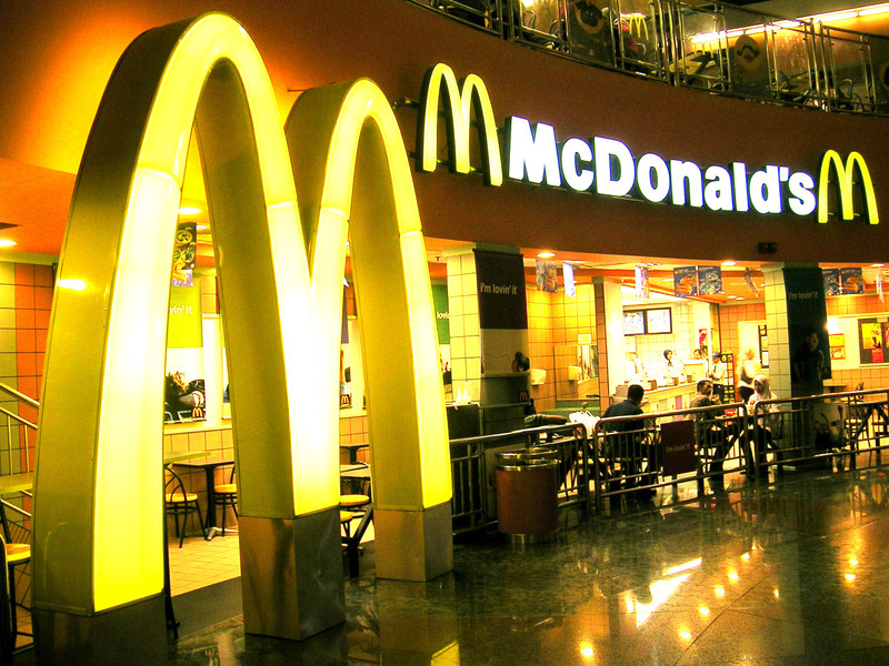 В августе продажи McDonald's выросли на 3,5%