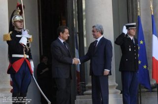 Президент Серж Саргсян встретился с Президентом Николя Саркози