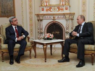 В Москве Серж Саргсян встретился с председателем правительства РФ Владимиром Путиным