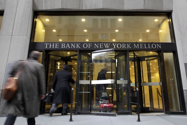 Квартальный убыток Bank of New York Mellon составил 237 млн. долл.