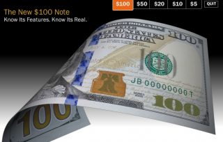 В США выходит в обращение новая 100-долларовая банкнот