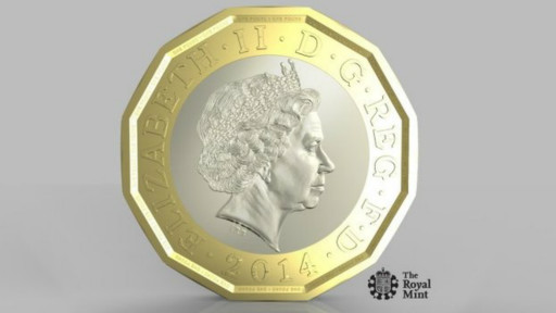 В Британии в 2017 году будет введена в обращение новая однофунтовая монета