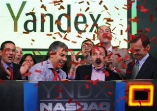 Акции Yandex потеряли 14,05% на Nasdaq