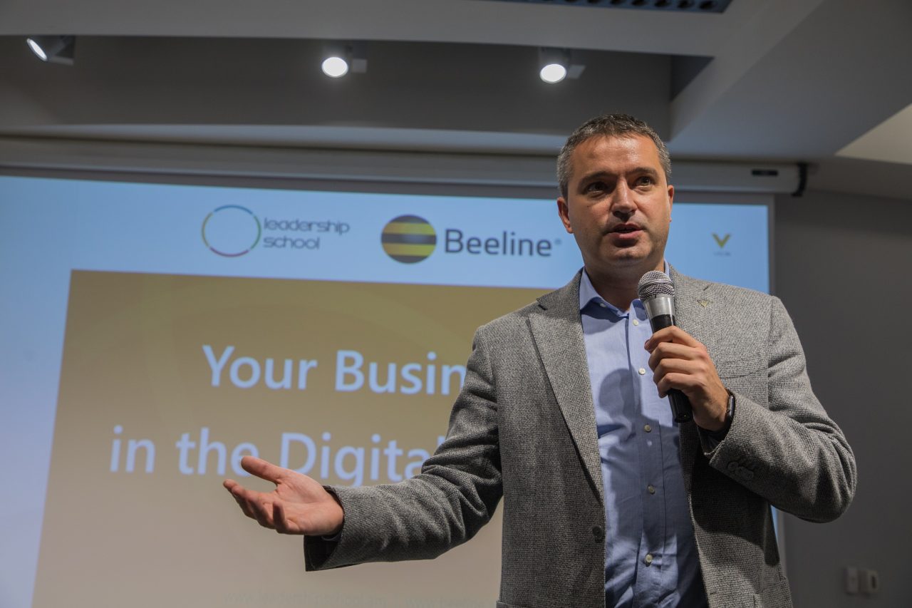 Beeline: Андрей Пятахин прочитал лекцию по теме «Бизнес в цифровом будущем»