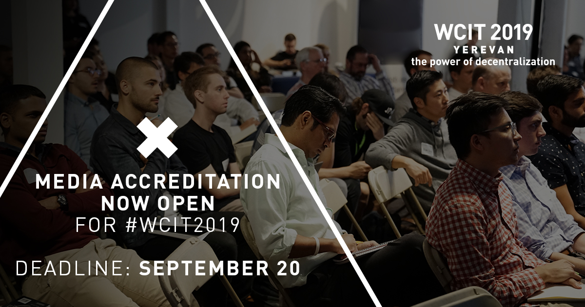 Заявки на аккредитацию СМИ на WCIT 2019 можно подать онлайн до 20 сентября.