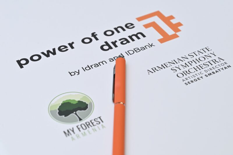 Сила одного драма, Мой лес Армения и Государственный симфонический оркестр Армении подписали меморандум о сотрудничестве