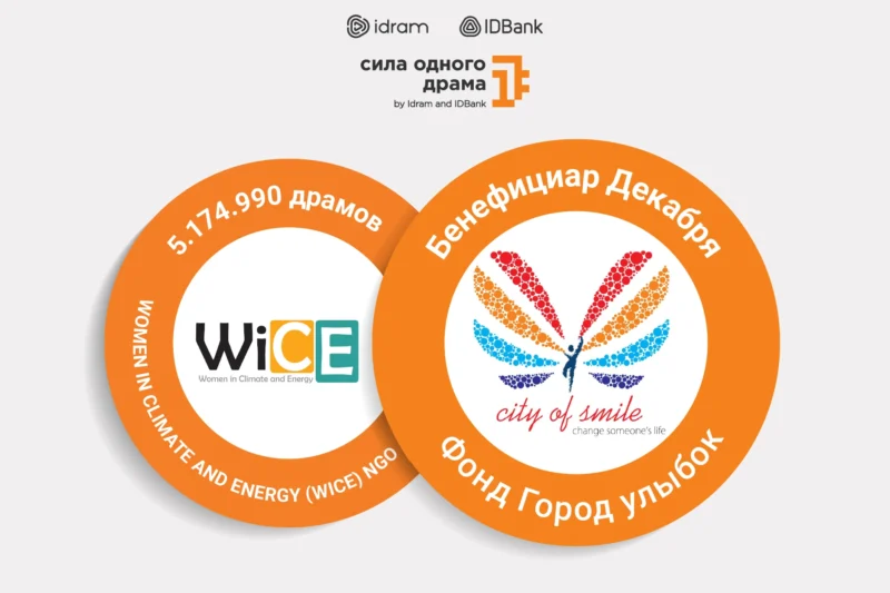 Бенефициаром декабря в рамках инициативы «Сила одного драма» стал благотворительный фонд City of Smile