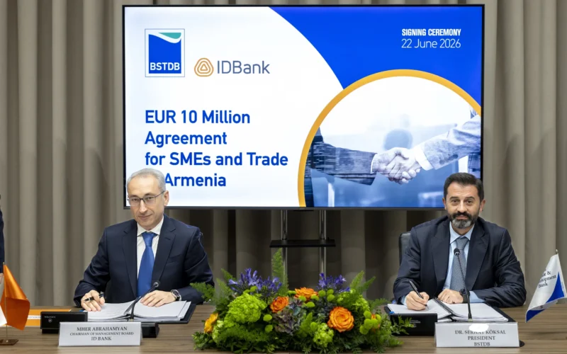 BSTDB и IDBank подписали пакет финансирования на сумму 10 млн евро для поддержки МСП и торговли в Армении 1 BSTDB и IDBank подписали пакет финансирования на сумму 10 млн евро для поддержки МСП и торговли в Армении 1