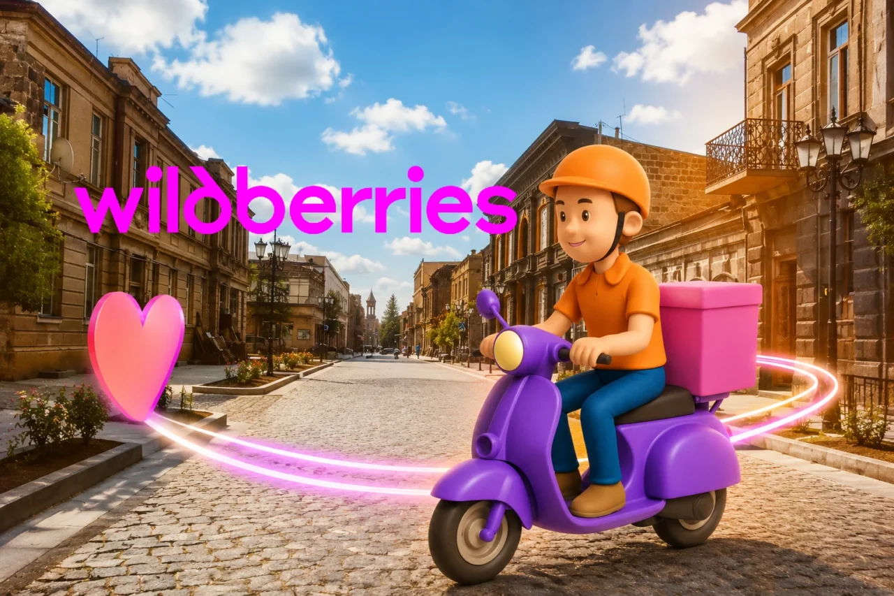 В Гюмри теперь доступна экспресс-доставка до дома от Wildberries