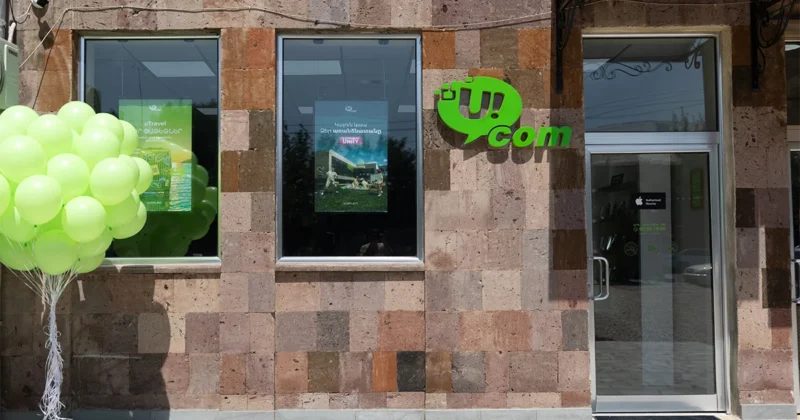 Обновленный Центр продаж и обслуживания Ucom открылся по адресу ул. Шаумяна, 24/2 в Арарате 3